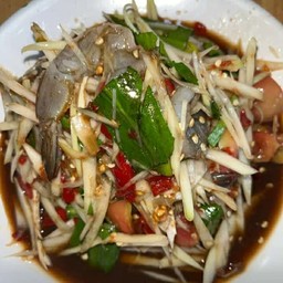 ตำกุ้งสด