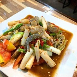 ไหลบัวกุ้งสดปลาร้า