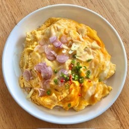 ข้าวไข่ยู่ยี่( พริกน้ำปลา)