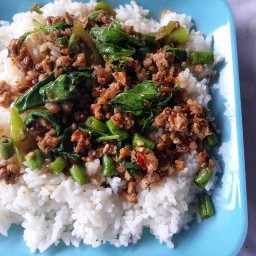 ไก่&กุ้งอาหารตามสั่ง บางปะอินโฮมทาวน์