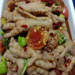 ตำตีนไก่