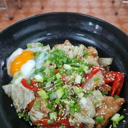 ข้าวหน้าหมูเทปันยากิแบบจีน