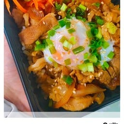 ข้าวหน้าหมูญี่ปุ่น+ไข่ออนเซ็น