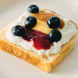 Soft toast sourdough Greek-Yo Jam