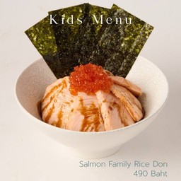 Salmon Family Rice Don
