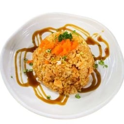 ข้าวผัดแซลมอน Salmon Fried Rice