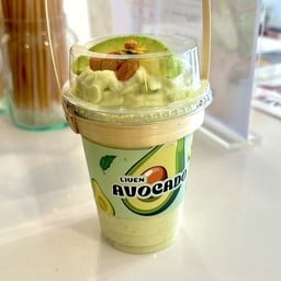 อะโวคาโด+กล้วย+นมข้าวโอ็ต+อัลมอนด์