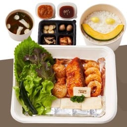 ชุดทรีซัมแฮมุลย่าง (ปลาแซลมอน,ปลาหมึก,กุ้ง)