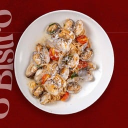 Capellini with Vongole in White Wine Sause