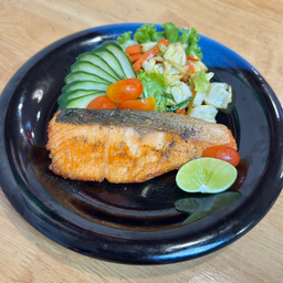 สเต๊กปลาแซลมอน