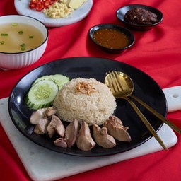ข้าวมันตับ + ซุปฟัก ราคา 115 ปกติ 125 บาท