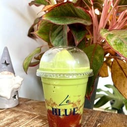 มัทฉะปั่นซอสสตรอว์เบอร์รี่โฮมเมด