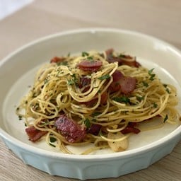 301สปาเกตตี้เบคอนพริกแห้ง