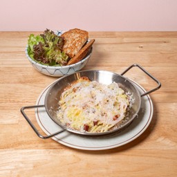 Fried focaccia dough