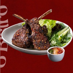 Grilled Lamb Racks with Jaew