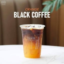Orange black coffee
