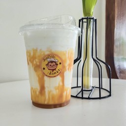 นมสดคาราเมล(ใช้นมสดแท้)