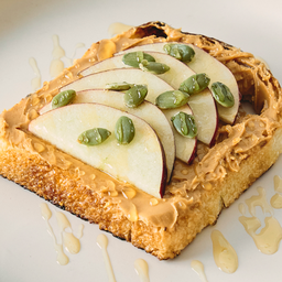 Soft toast sourdoung-Apple Peanut
