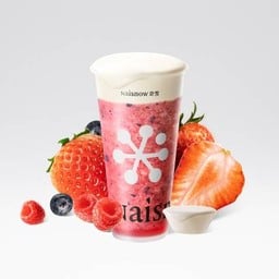 ชาครีมชีสทริปเปิลเบอร์รี่ปั่น