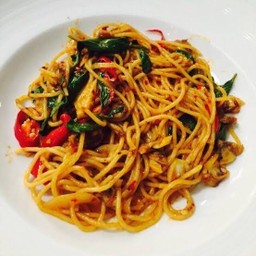 สปาเก็ตตี้ขี้เมาหอยลาย