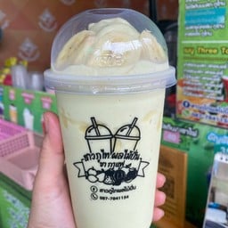 อะโวคาโดปั่นนมสด-กล้วยหอม