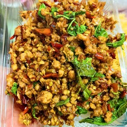 ข้าวกะเพราหมูสับ