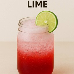 Iced Red Soda and Lemon