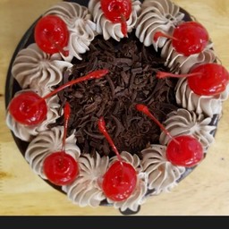 เค้กวันเกิดดับเบิ้ลแบล็คฟอเรสต์ไซส์ M (เชอร์รี่4 ลูก )