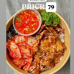 เมนู หมูกิมจิ ซีฟู้ด