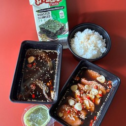 SETBIG แซลม่อนดอง+กุ้งดอง