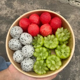 แก้วมังกร + แตงโม + องุ่นไซมัสคัส