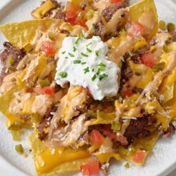Smashed Beef Nachos