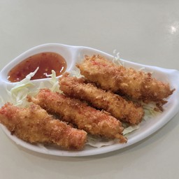 ปูอัดชุบแป้งทอด