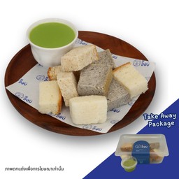 ชุดขนมปัง 3 รสชาติ ทริโอ ปัง + สังขยาใบเตย