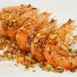 กุ้งแปซิฟิกผัดพริกเกลือ