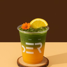 ORANGE MATCHA มัทฉะ น้ำส้มสด 100%