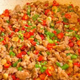 หมูสับคั่วพริกเกลือ