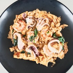 ข้าวห่อหมกทะเลไข่ข้น