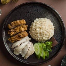 ข้าวมันไก่2สี (ธรรมดา)