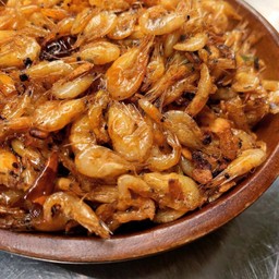 กุ้งฝอยคั่วเกลือ