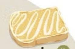 ปังปิ้งเนย-นม-น้ำตาล