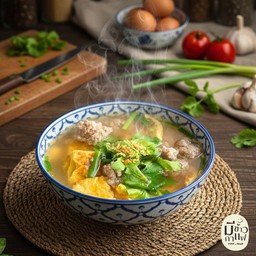 แกงจืดไข่น้ำหมูสับ