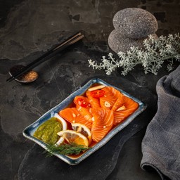 แซลมอนดองซีอิ๊วเกาหลี ฟรี สาหร่าย1ซอง