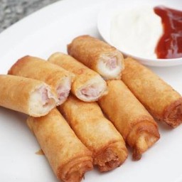 ปอเปี๊ยะแฮมชีส