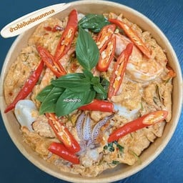 ข้าวห่อหมกไข่ข้นทะเล