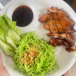 บะหมี่หยกไก่ย่าง+ซอสเทอริยากิ