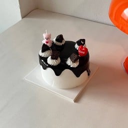 เค้กนมสดช็อกโกแลต dark choco brownie