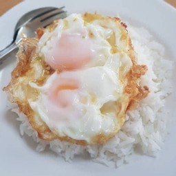 ข้าวไข่ดาว2ฟองง