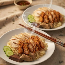 ข้าวมันไก่รวม 2 ห่อ