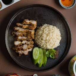 ข้าวมันหมูทอด (พิเศษ)